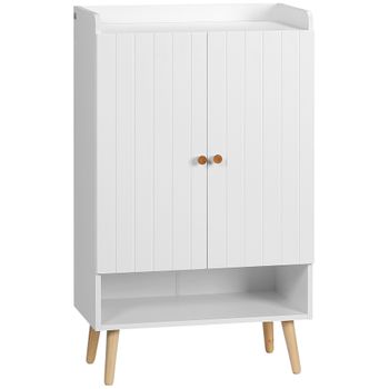 Mueble Zapatero Madera Contrachapada Roble Marrón 32x35x92 Cm Vidaxl con  Ofertas en Carrefour