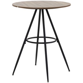 Mesa De Ordenador Pc De Melamina De Madera Homcom 120x55x85 Cm-marrón con  Ofertas en Carrefour