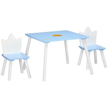 Juego De Mesa Y Sillas Para Niños Blanco Worlds Apart con Ofertas en  Carrefour