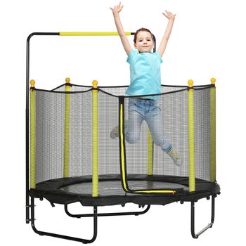 Homcom Cama Elástica Infantil De Jardín Trampolín Para Niños De +3