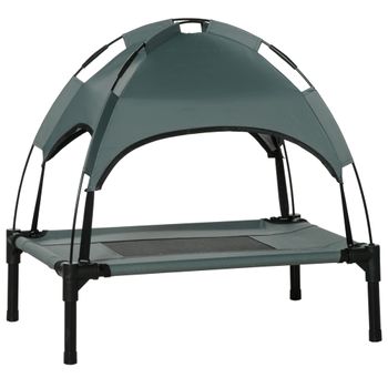 Cama Elevada Para Mascotas De Metal Tela Oxford 61x46x62 Cm - Pawhut