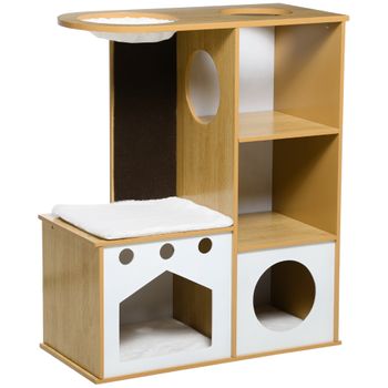 Casa Para Gatos De Exterior Family Gris Y Blanco 57x55x80 Cm Kerbl con  Ofertas en Carrefour