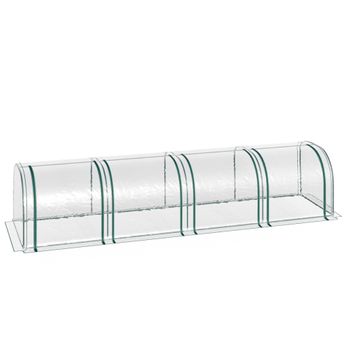 Invernadero Terraza De Abeto Pc 90x48x49,5 Cm-outsunny. Transparente con  Ofertas en Carrefour