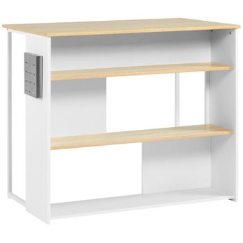 Alacena De Cocina De Melamina De Madera Homcom 60x36x168 Cm-blanco con  Ofertas en Carrefour