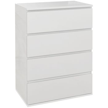 Mesa Tocador De Melamina Madera De Eucalipto Homcom80x40x123cm-blanco con  Ofertas en Carrefour