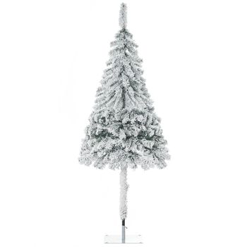 Árbol De Navidad Artificial De Plástico Homcom Ø72x180 Cm Verde