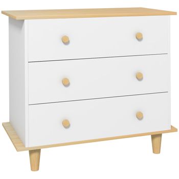 Perchero Burro Infantil Laxe 126 X 73 X 43 Cm Bambú Mdf Natural/blanco  [en.casa] con Ofertas en Carrefour