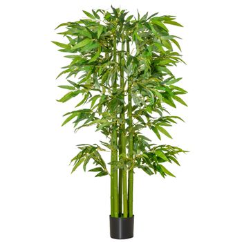 Planta Bambú artificial con maceta de segunda mano por 80 EUR en Jaén en  WALLAPOP