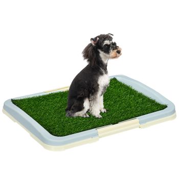 Inodoro Para Perros De Pp Pe 63x48,5x6 Cm-pawhut. Multicolor