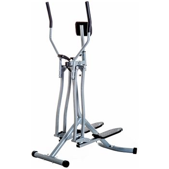 HOMCOM Bicicleta elíptica de fitness com tela LCD e resistência  bidirecional ajustável de 8 níveis suporte de copo Volante 7 kg e 2 rodas  103x71x157 cm Preto