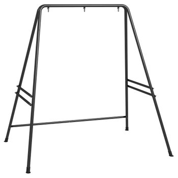 Soporte Para Silla Colgante De Acero 178x143x180 Cm-outsunny. Negro