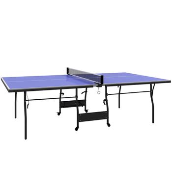 Mesa De Ping-pong Sportnow Mdf Acero Pp, 274x152,5x76 Cm, Azul