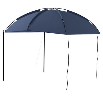 Toldo Para Coche De Poliéster 290x278x230-260 Cm-outsunny. Azul