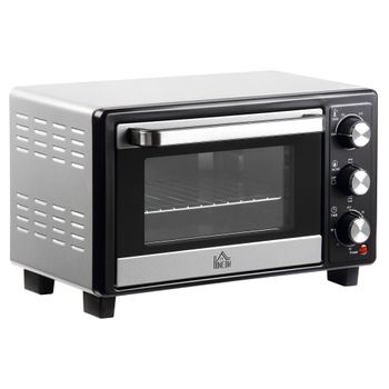 Horno Eléctrico Sobremesa 16l 1400w Con 3 Modos De Calor Homcom