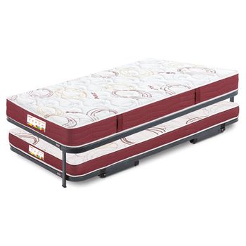 Cama Nido Metálica Reforzada + 2 Colchones Viscoelásticos Viscorelax,  105x190 con Ofertas en Carrefour