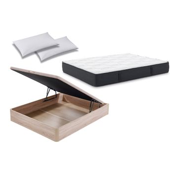 Pack Colchón Flex Nimbus Visco 180x190 Con Canapé Abatible Madera 25 Blanco  Veta con Ofertas en Carrefour