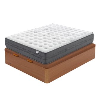 Cama Canape Rus En Blanco Brillo Para Colchones De 150x190 Con 4 Cajones 37  Cm(alto)160 Cm(ancho)197 Cm(largo) con Ofertas en Carrefour