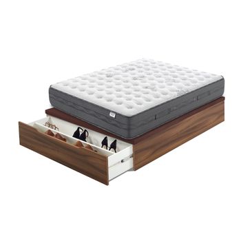 Pack Colchon + Canape Abatible Descansin, 135 X 190, Cerezo, Maxima  Comodidad, Gran Almacenaje con Ofertas en Carrefour