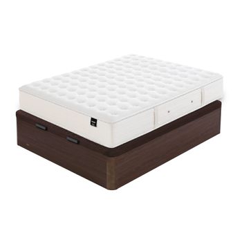 Canapé abatible, gran capacidad y alta durabilidad, blanco, 180x190 Storage  bed