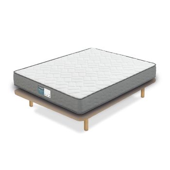 Colchón Flex Airvex Supreme 90x190 + Tapiflex Beige Con Patas Haya +  Protector Tencel con Ofertas en Carrefour