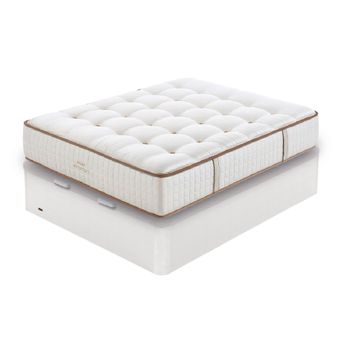 Pack Colchón Flex Alhambra 105x200 + Canapé Abatible Flex Madera 25 Blanco (montaje Incluido)