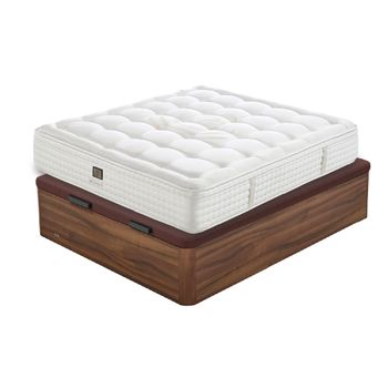 Cama Canape Rus En Blanco Brillo Para Colchones De 150x190 Con 4 Cajones 37  Cm(alto)160 Cm(ancho)197 Cm(largo) con Ofertas en Carrefour