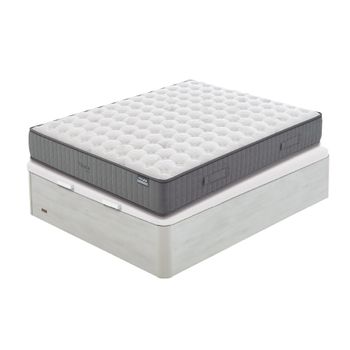 Canapé Abatible Zapatero Flex Blanco Veta 135X190 (Montaje Incluido)