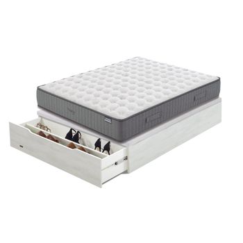 Pack Colchón Flex Essential Confort 135x200 + Canapé Abatible Zapatero  Madera 25 Blanco Veta. Con Montaje Incluido con Ofertas en Carrefour