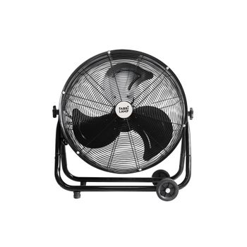 Akunadecor - Ventilador De Pie Metal Negro Poniente