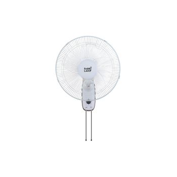 Akunadecor - Ventilador De Pared Metal Blanco Cudo