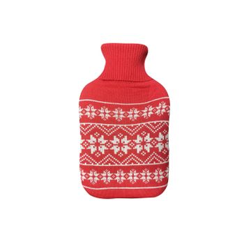 Bolsa Agua Caliente Diferentes Diseños Y Estampados | 1,7l, Flexible, Agradable Al Tacto Rojo Navidad  Rojo Navidad