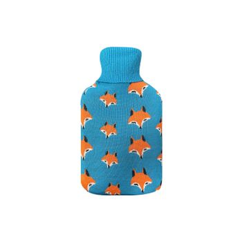 Bolsa Agua Caliente Diferentes Diseños Y Estampados | 1,7l, Flexible, Agradable Al Tacto Azul Zorro  Azul Zorro