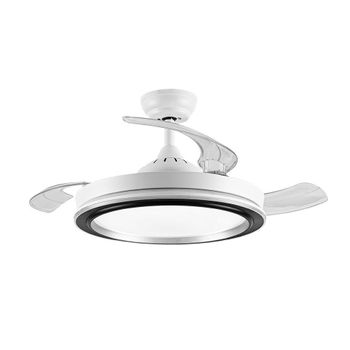 Akunadecor - Ventilador De Techo Metal Blanco Picolo