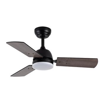 Akunadecor - Ventilador De Techo Metal Negro Portico