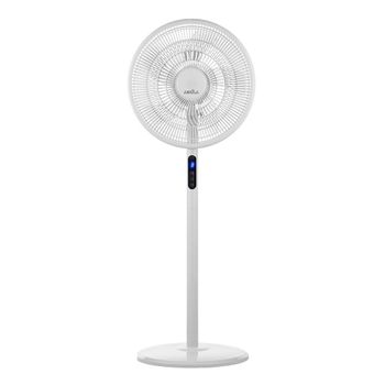 Akunadecor - Ventilador De Pie Metal Blanco Icono