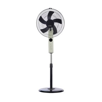 Akunadecor - Ventilador De Pie Metal Negro Circus