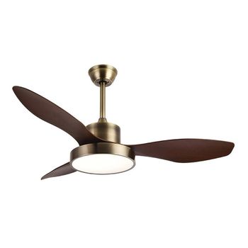 Ventilador Techo 40w Silencioso Ø132 Cm, Oro- Oro- Sin Luz- Wifi + Mando A  Distancia, Create - Windlight Flat Dc con Ofertas en Carrefour