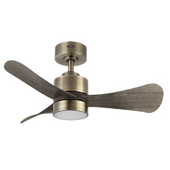 Akunadecor - Ventilador De Techo Metal Dorado Zepelin