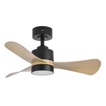 Akunadecor - Ventilador De Techo Metal Negro Zepelin