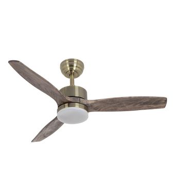 Akunadecor - Ventilador De Techo Metal Dorado Torino