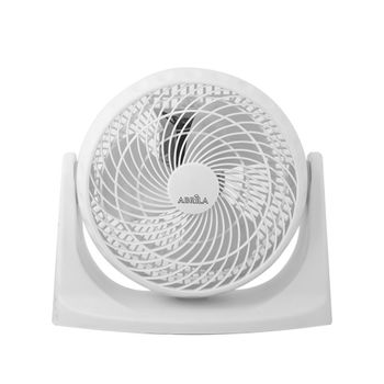 Akunadecor - Ventilador Sobremesa Policarbonato Blanco Balboa