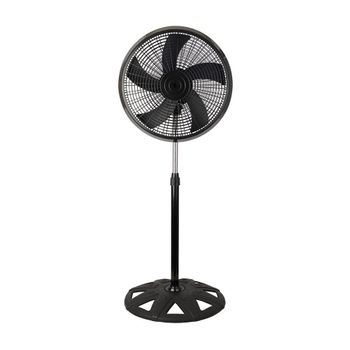 Akunadecor - Ventilador De Pie Metal Negro Agudo