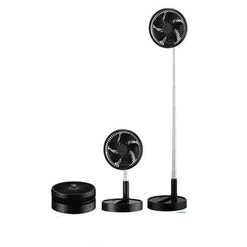 Akunadecor - Ventilador De Pie Metal Negro Galan