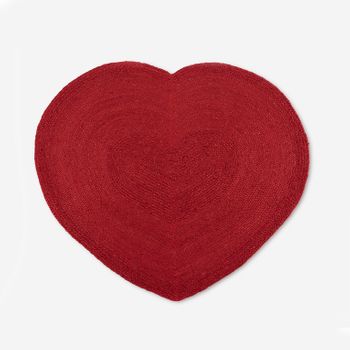 Pack De 2 Unidades Mantel Individual Corazón Rojo 45x55cm