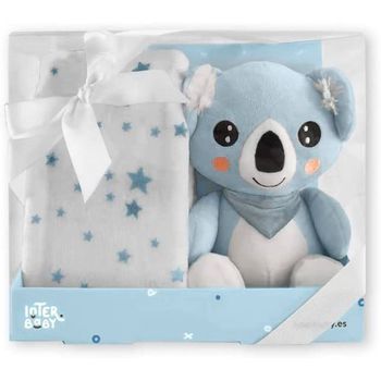 Set Regalo Peluche Koala Y Manta Azul