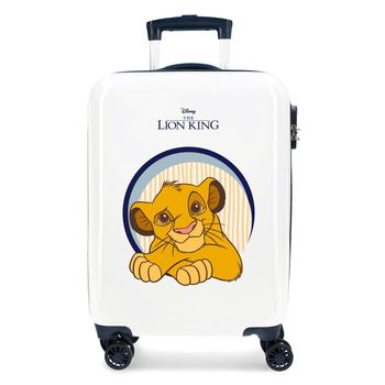 Maleta De Cabina Hakuna Matata Rígida 55 Cm Blanco