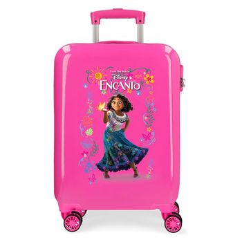 Maleta De Cabina Encanto Mirabel Rígida 55 Cm Fucsia