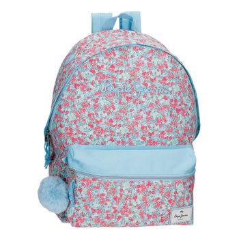 Mochila Para Portátil Adap. 2c 44cm Pepe Jeans Aide Azul