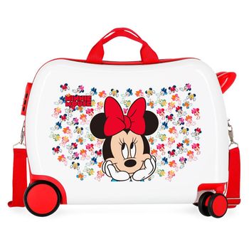 Maleta infantil correpasillos 2 ruedas multidirec Minnie Loving Liffe