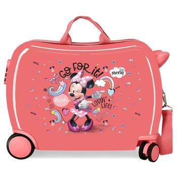 Maleta Infantil 2 Ruedas Multidireccionales Minnie Loving Life